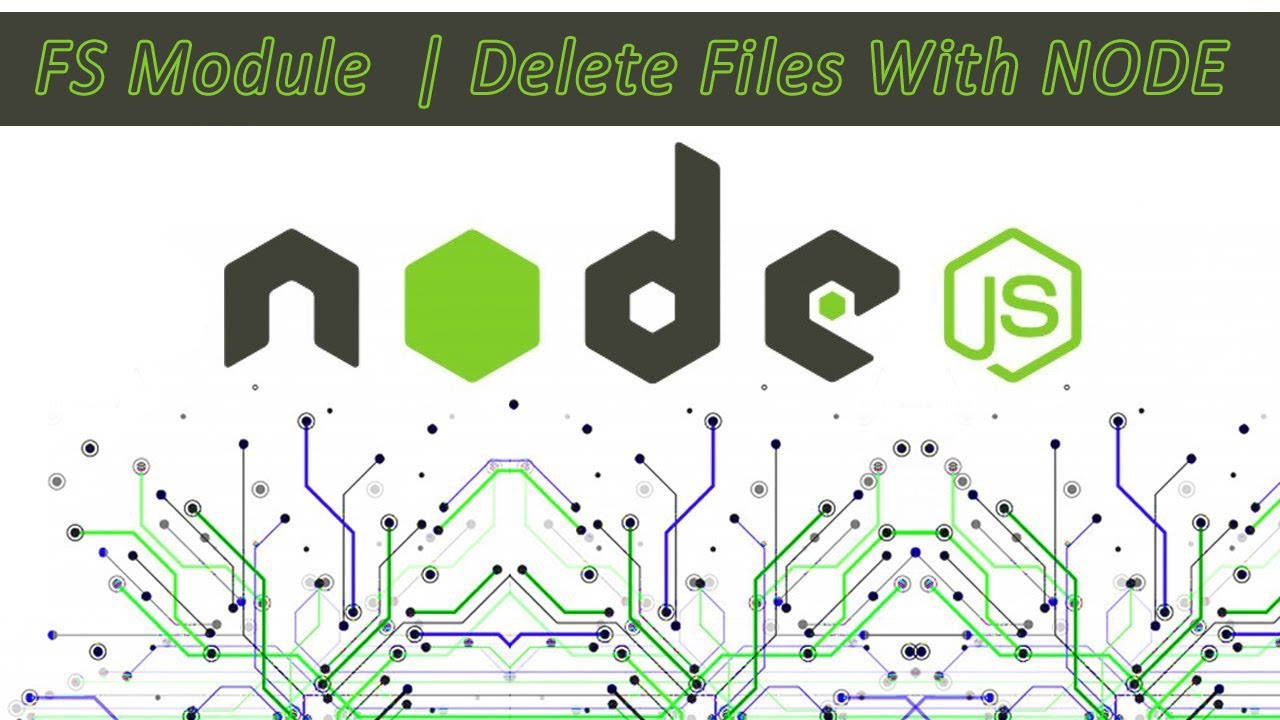 HOW TO DELETE FILES WITH NODE.js