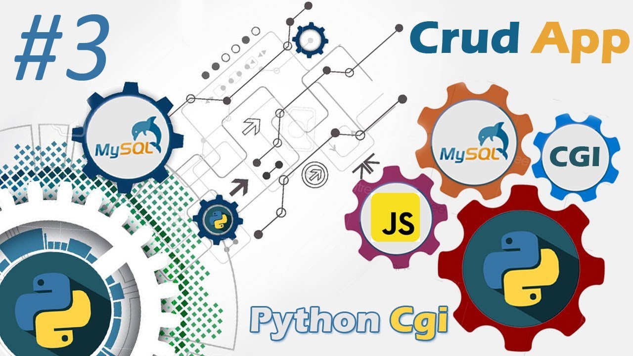 Create Amazing CRUD Apps With PYTHON CGI Web / Desktop Using Web Technologies HTML CSS JS MYSQL #3