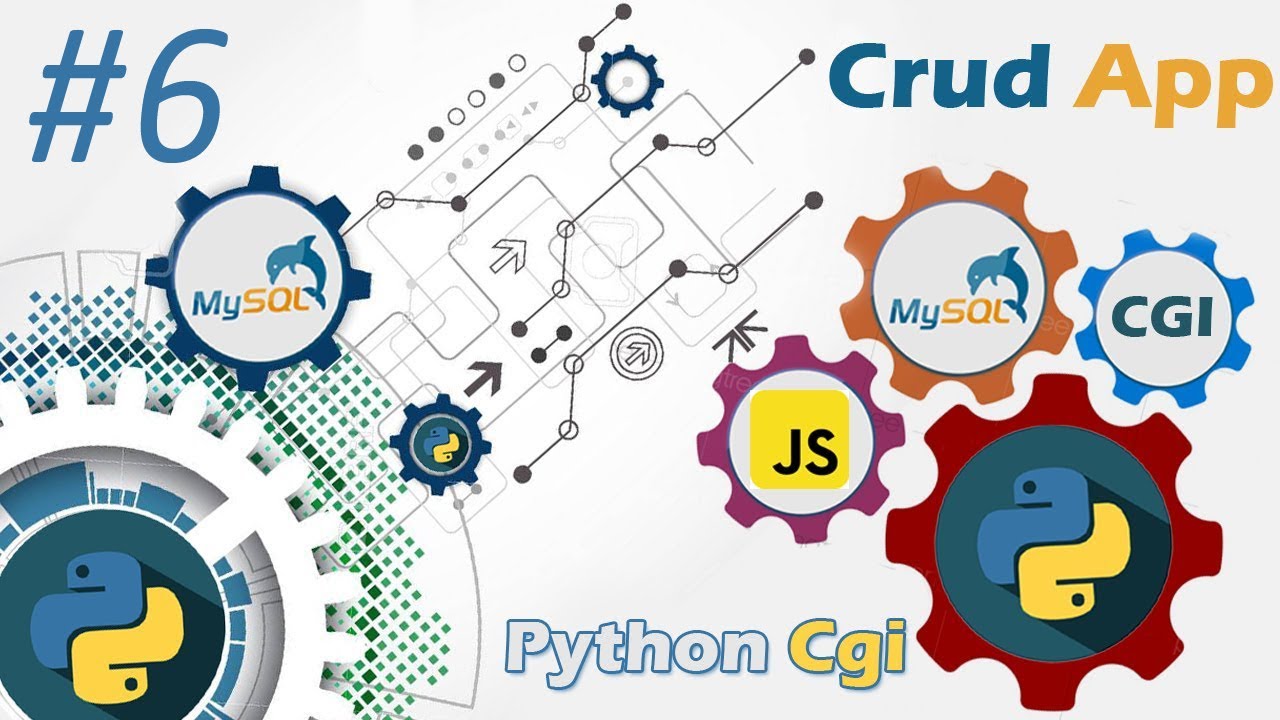 Create Amazing CRUD Apps With PYTHON CGI Web / Desktop Using Web Technologies HTML CSS JS MYSQL #6