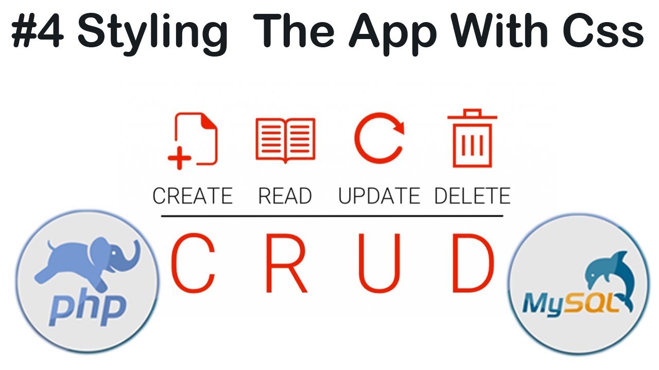 HOW TO CREATE SIMPLE CRUD APP IN PHP AND MYSQL CONTACTS APP FROM SCRATCH STYLING FRONTEND 4