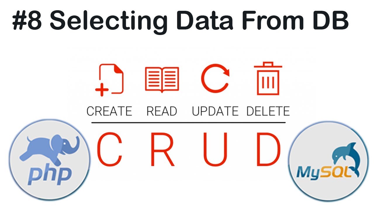 HOW TO CREATE SIMPLE CRUD APP IN PHP AND MYSQL FROM SCRATCH SELECTING FROM DATABASE 8