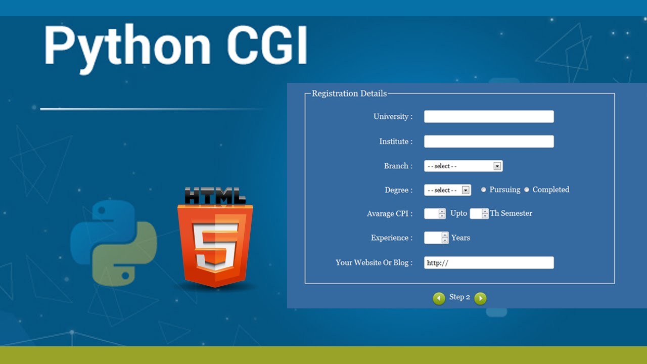 How To Get And Use Web Html Forms Data With Python Cgi Without Any Web Framework