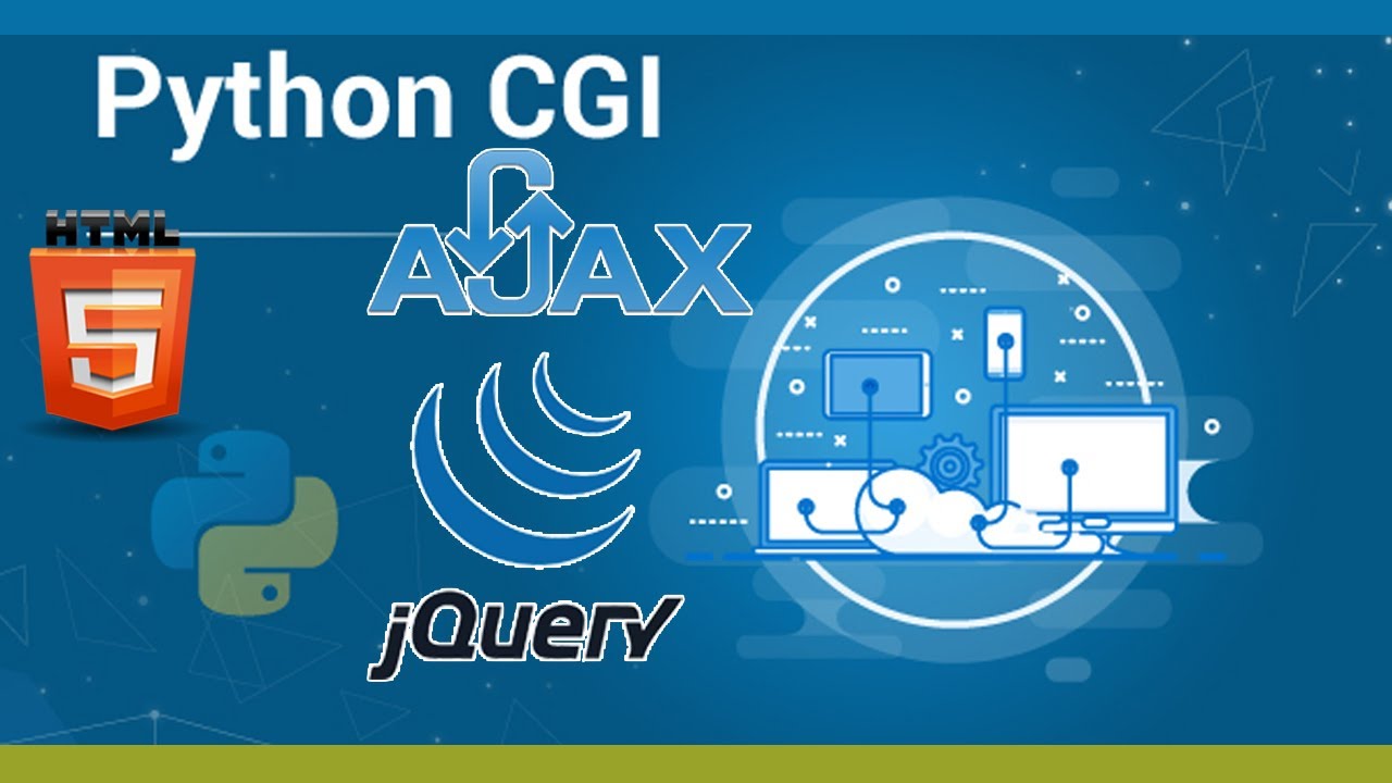 How To Send Web Html Form Data To Python Script and Get Response Using jQuery Ajax | Python Cgi | Without Any Web Framework