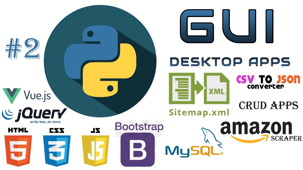 HOW TO CREATE MODERN GUI DESKTOP APPS WITH PYTHON USING WEB TECHNOLOGIES HTML CSS JS 2 - 3 USING EEL