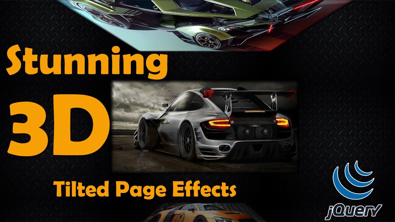 How To Make Stunning 3D Tilted Page Effects 3D Presentations With jQuery Javascript Tilted Page js